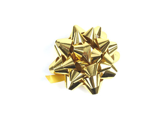 Presentrosett Metallic Guld